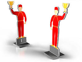 Двостороння паровитова на композитному подіумі (Ламінація: Без ламінації;  Матеріал: Композитний матеріал