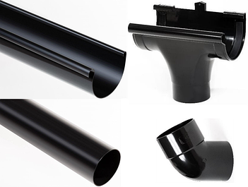 Водостік Profil 130 чорний