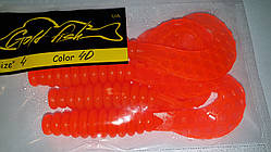 Силікон Кирлиграб 4" сьедобный "Gold fish" color 40