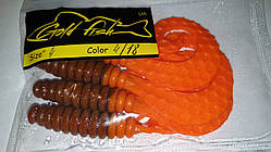 Силікон Кирлиграб 4" сьедобный "Gold fish" color 4/18