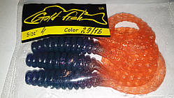 Силікон Кирлиграб 4" сьедобный "Gold fish" color 29/16