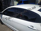 Дефлектори вікон (вітровики) Kia Rio sed 2010-2016 (Autoclover D037), фото 7