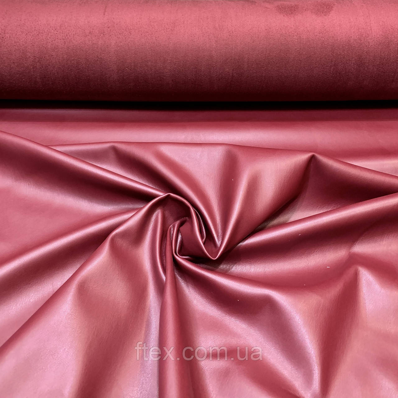 Шкіра на Замші Бордова, фото 1