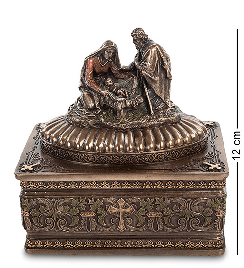 Скринька Veronese Народження Христа 12 см 1903893 бронзове покриття