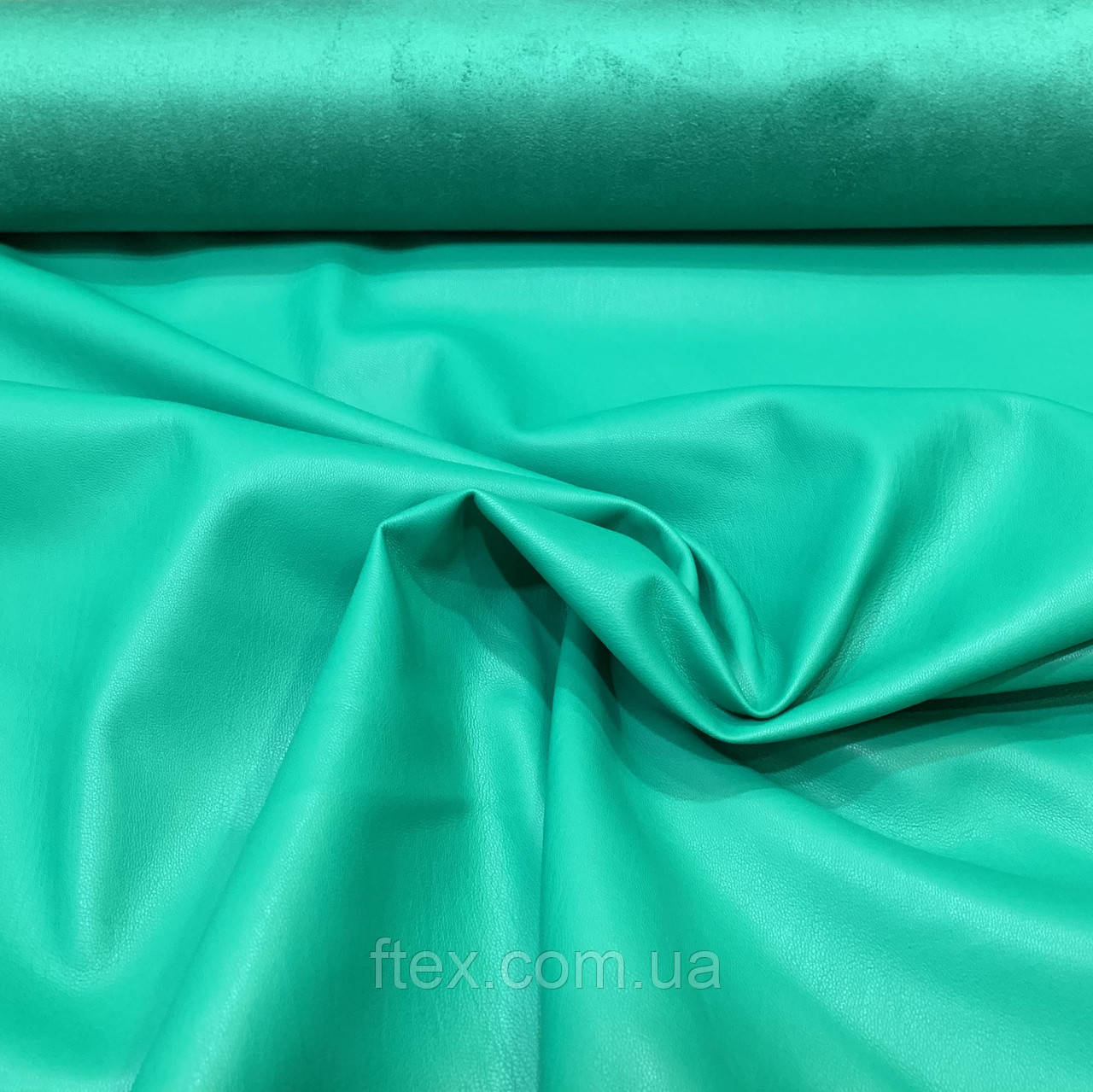 Шкіра на Замші Зелена