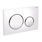 Кнопка зливу для інсталяції GEBERIT подвійна біла 82752 115.882.KJ.1, фото 3