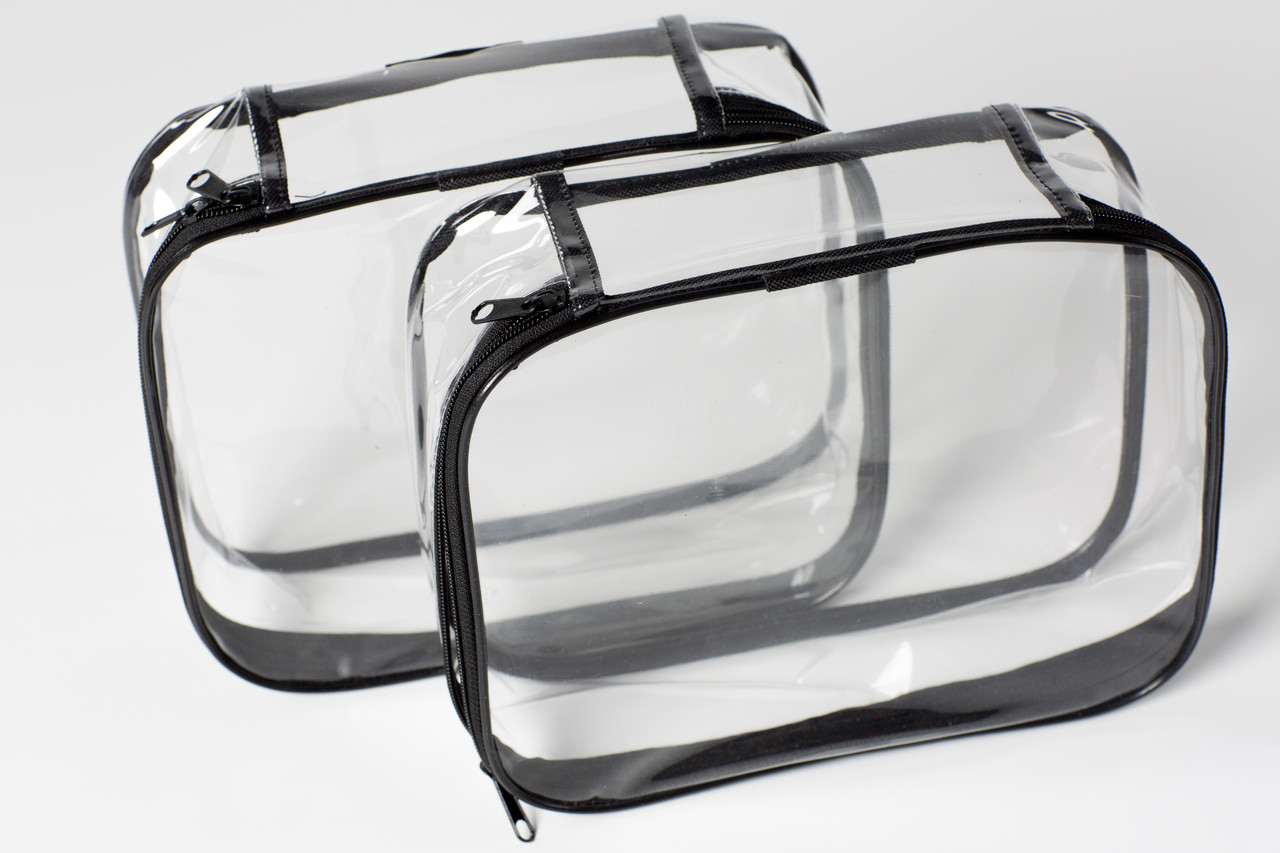 Beauty Cases. Косметичка силіконова прозора. 20см * 25см * 6см. Велика.