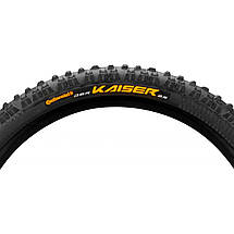 Велосипедна покришка шина Continental Der Kaiser 2.5, 26"x2.50, 62-559, Wire, BlackChili, Apex, Skin, 1215 гр., чорний, фото 3
