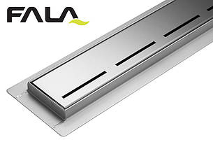 Трап підлоговий із неіржавкої сталі FALA Line (600 мм х 70 мм), фото 3