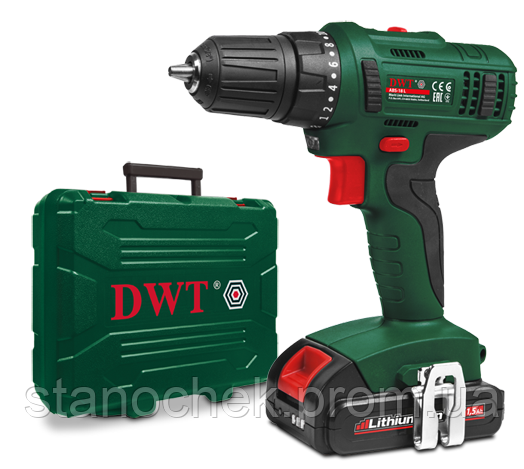 Акумуляторний шурупокрут DWT ABS-18 L-2 BMC - фото 1 - id-p950528324