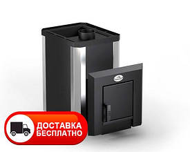 Піч-кам'янка для лазні та сауни Класик Новаслав ПКС-01,02,04 (12,18,26 м³) з виносною топкою кожух комбінований