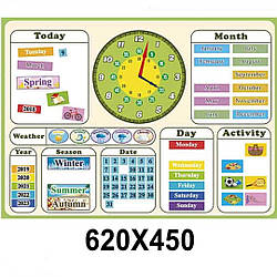 Магнітний календар англійська мова