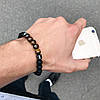 Чоловічі браслети з натуральних каменів (комплект), кам'яні браслети, чоловічі браслети, фото 5