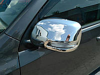 Хром накладки на зеркала для Toyota Prado 150 2009- (Autoclover/Корея)