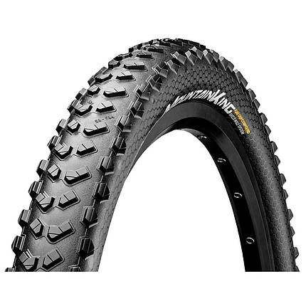 Велосипедна покришка позашляхова складна шина безкамерна Continental Mountain King 27.5" x 2.3 чорна, фото 1