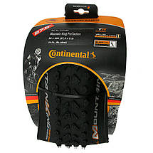 Велосипедна покришка позашляхова складна шина безкамерна Continental Mountain King 27.5" x 2.3 чорна, фото 6