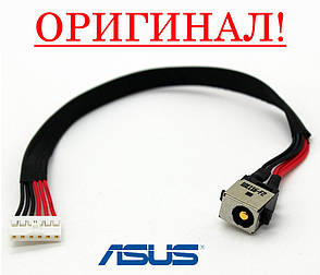 Оригінальний роз'єм гніздо кабель живлення Asus X550CL, X550D, X550E, X550J - разем, фото 1