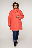 Жіноче демісезонне пальто для жінок із пишними формами В-1208, 54-68р, фото 4