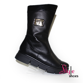 НАПІВЧОБОТИ ЖІНОЧІ, НАТУРАЛЬНА ШКІРА 37 розмір