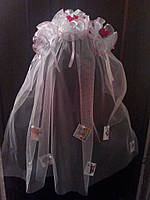 Фата на дівич-вечір із побажаннями для нареченої