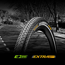 Велосипедна покришка шина Continental RIDE Cruiser Reflex, 28"x2.00, 50-622, Wire, ExtraPuncture Belt, 1130гр., кремовий, фото 5