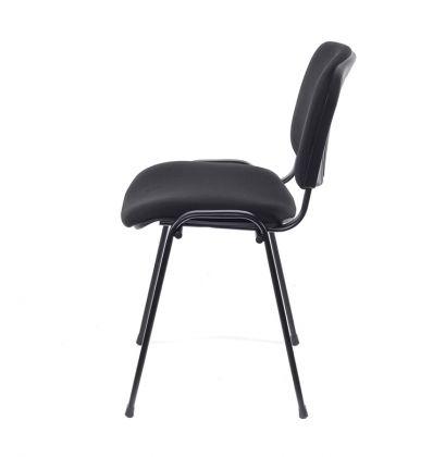 Офисный стул для посетителей ISO black в тканевой обивке ТМ Новый Стиль - фото 3 - id-p1054087469