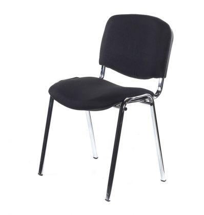 Офісний стілець для відвідувачів ISO chrome в тканинній оббивці ТМ Новий Стиль