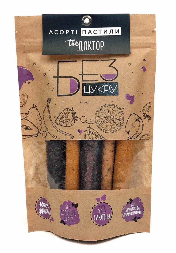 Фруктова пастила: асорті "The доктор", 80 г.