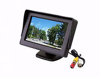 Автомонитор LCD 4.3'' для двух камер, монитор автомобильный для камеры заднего вида, дисплей