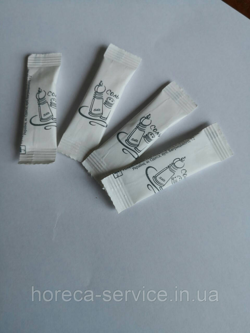 Сіль в стіках 2 г. 1 кг. 500 шт., фото 1
