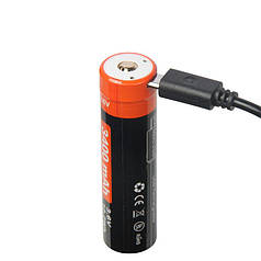 Акумулятор Alitek 18650 Li-ion Micro USB вхід, 3400 маг