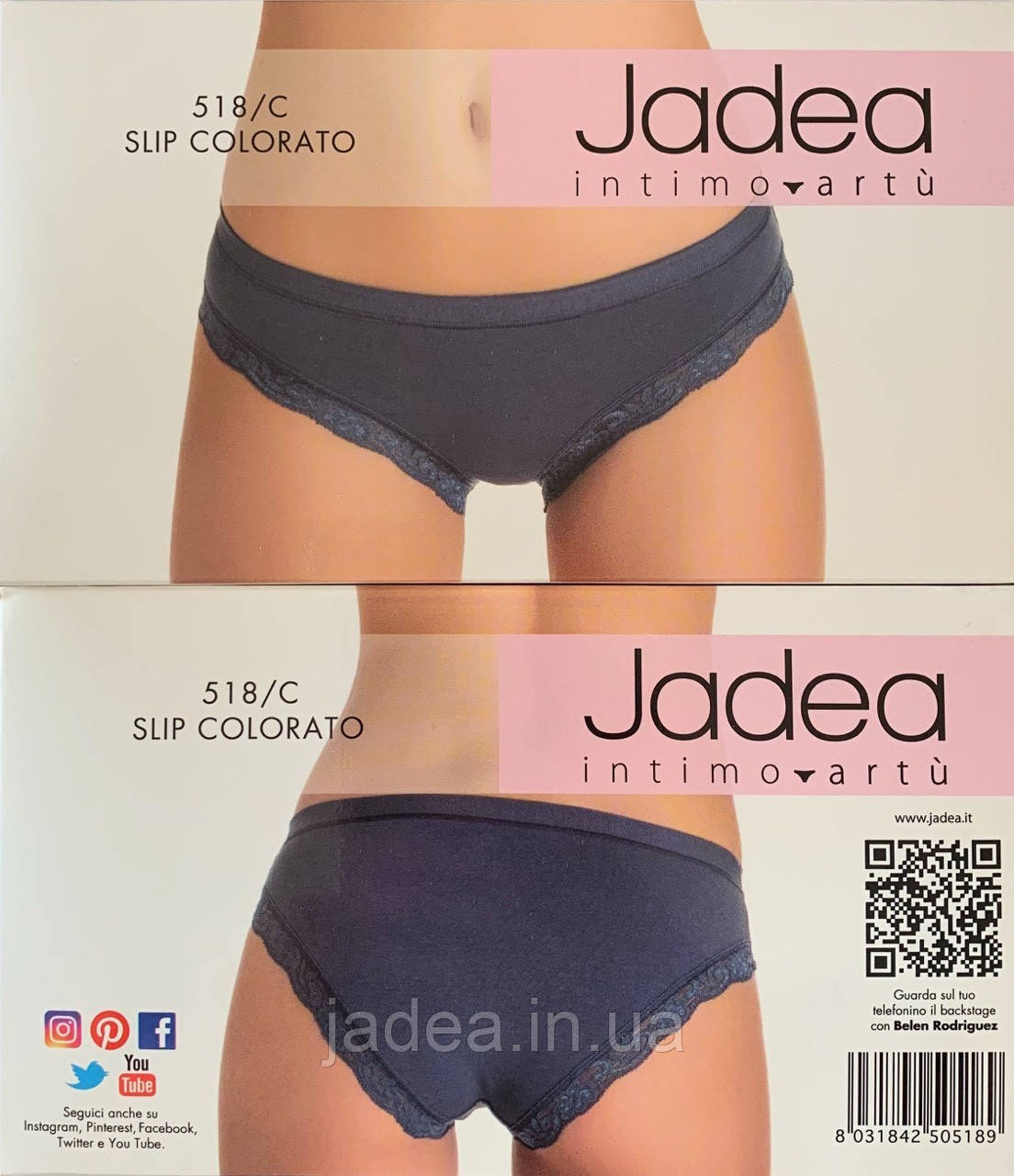 Трусики сліп Jadea 518 indigo