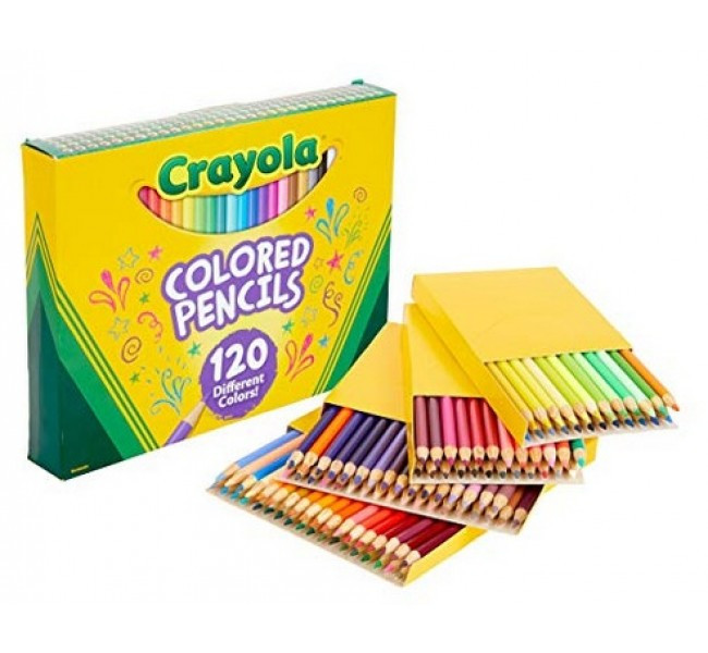 ПОД ЗАКАЗ 20+- ДНЕЙ Цветные карандаши 120 уникальных цветов Крайола Crayola олівці Crayola Colored Pencils - фото 1 - id-p1054131824