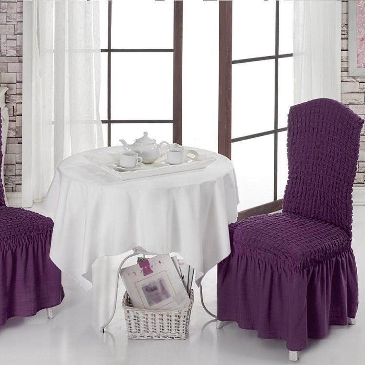 Чохол на стілець Туреччина колір фіолетовий