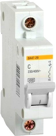 Автоматичний вимикач ВА47-29 1P 20A 4,5 кА х-ка C (А), фото 1