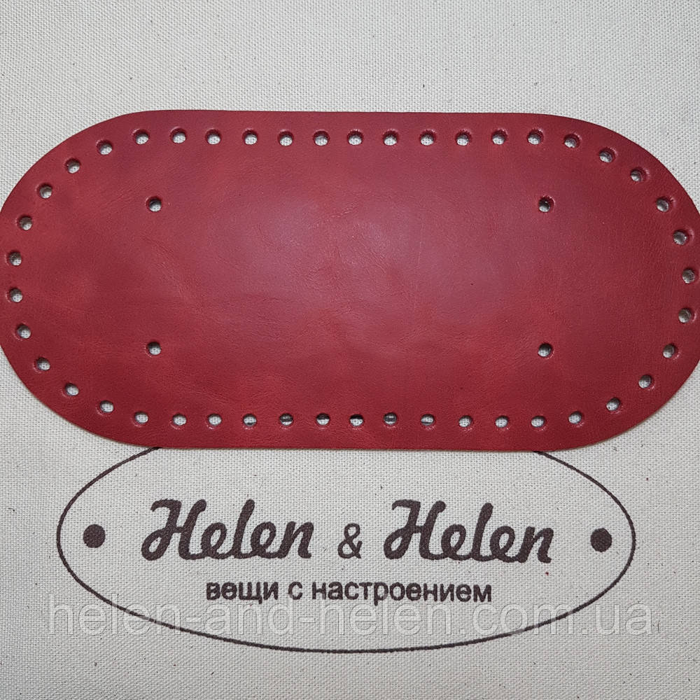 Денце для в'язаних сумок. Колір "Алий", фото 1