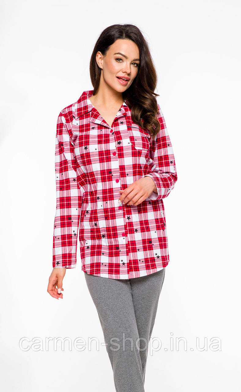 Комплект піжамний з штанами з бавовни TARO DALIA 2239, фото 1