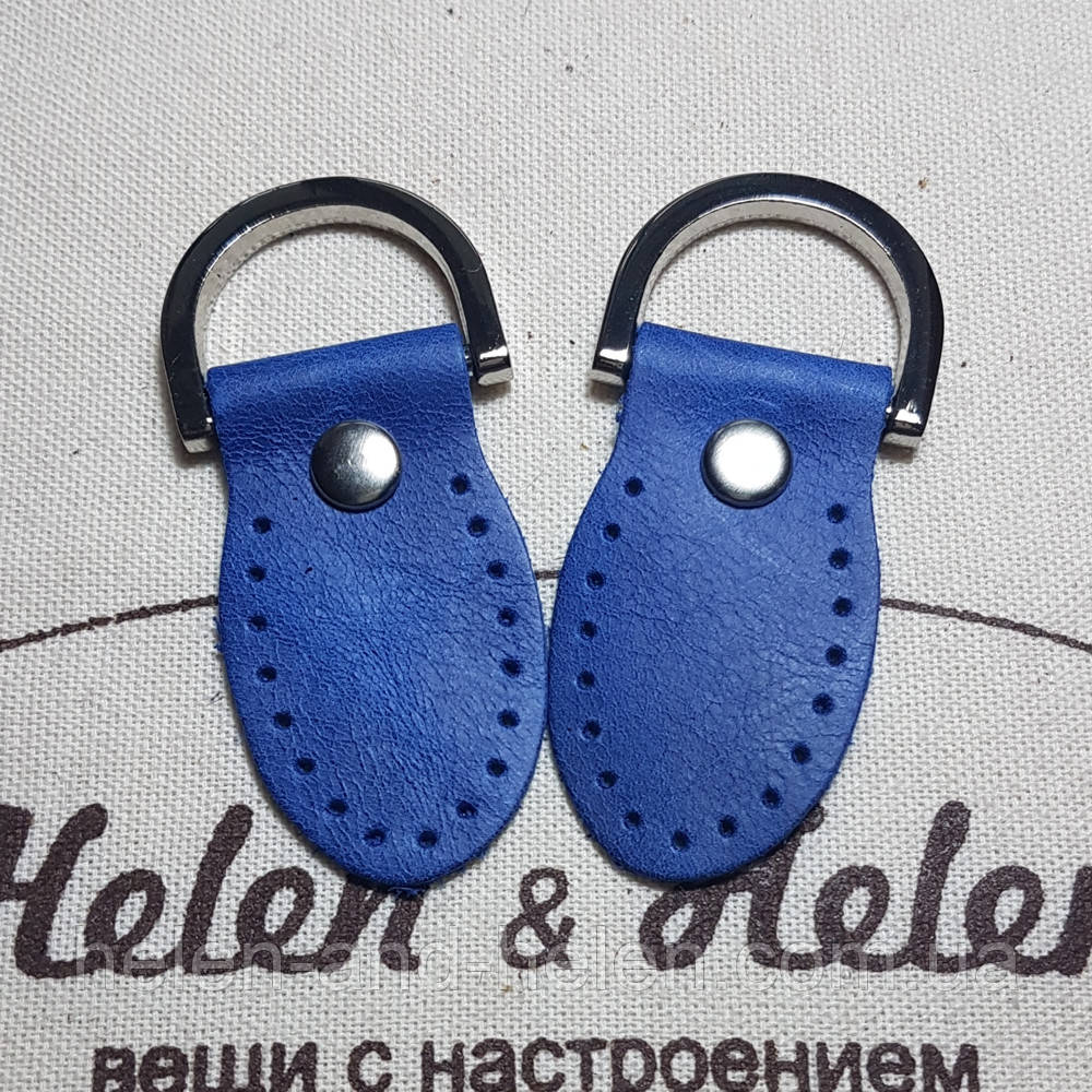 Набір пришивних елементів із півкільцями кольору "Василек", фото 1