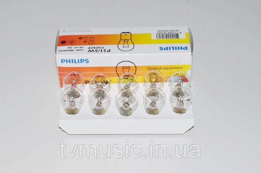 Автомобільна лампочка Philips Vision P21/5W (12499CP)