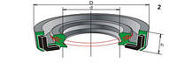 Сальник 40*60*10 ВРТ ТС