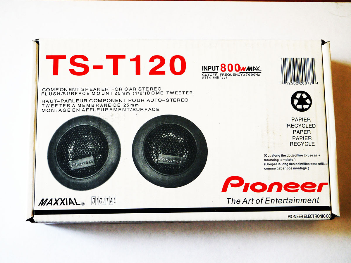 Автомобільні колонки Pioneer TS-T120 (copy) твітери 35W-800W (4_67909733)