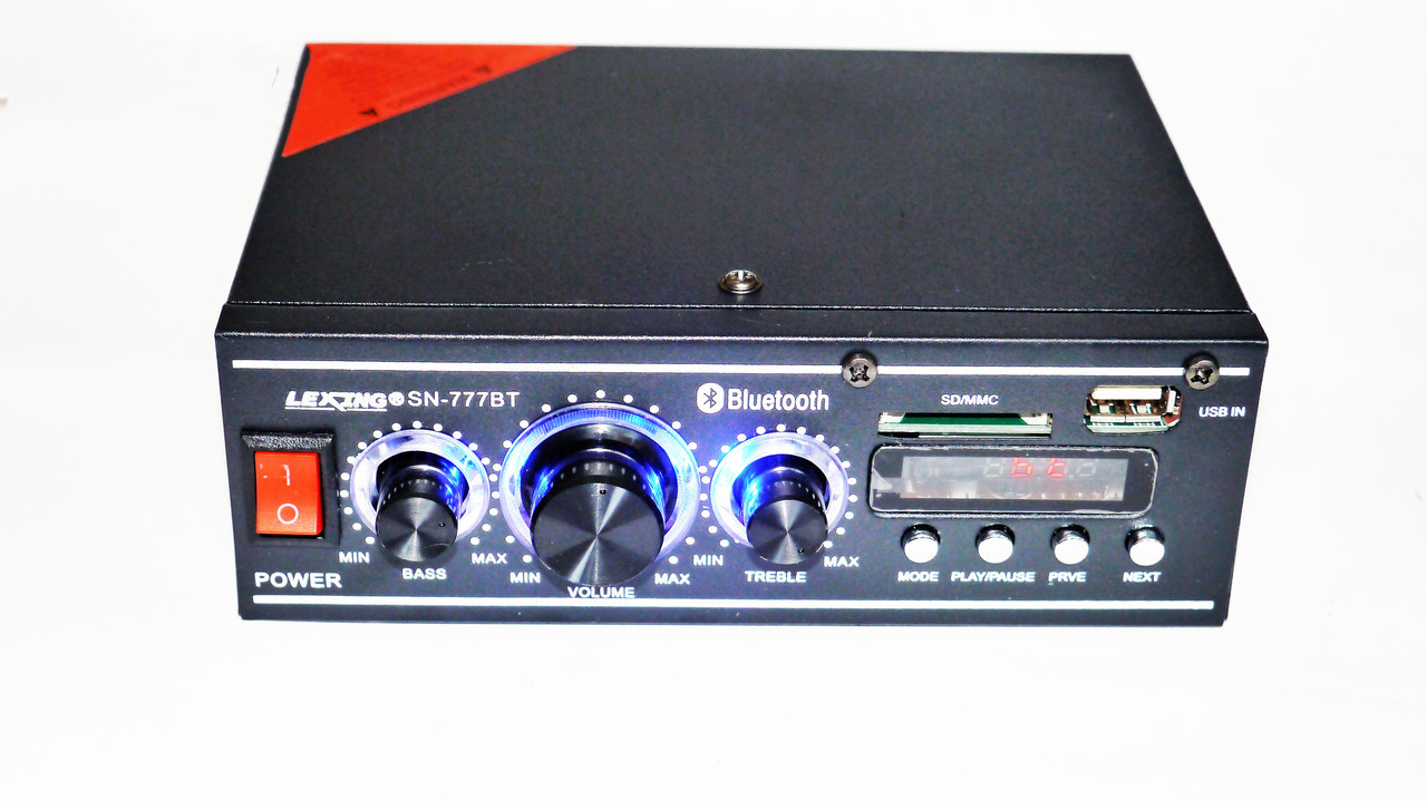Підсилювач звуку Lexing SN-777BT Bluetooth Стерео 300W+300W 2х канальний (4_530934507)
