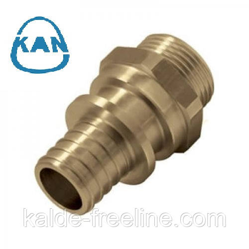 З'єднувач KAN-therm Push з манжетою з різьбленням зовнішньої 25x3.5 G1\2", фото 1