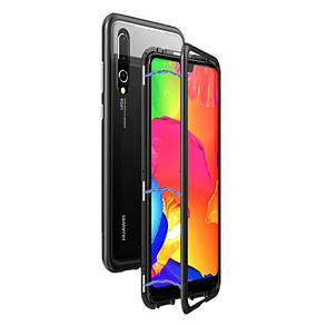 Магнітний чохол Full Glass 360 (Magnetic case) для Huawei P30 Pro, фото 2