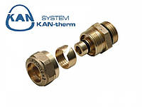 Соединитель KAN-therm свинчиваемый НР 18x2 G1\2"