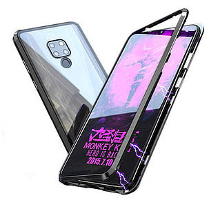 Магнитный чехол Full Glass 360 (Magnetic case) для Huawei Mate 20 X, фото 2