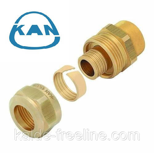 З'єднувач KAN-therm свинчиваемый ВР 18x2 G1\2"
