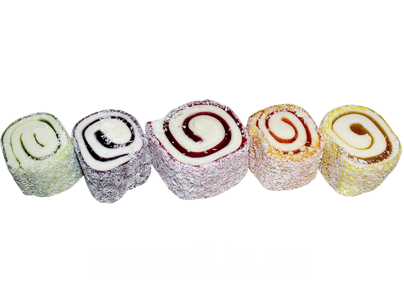 Рахат-лукум Фруктовий Асорті №1 Amanti 1,5 кг, фото 1