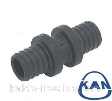 З'єднувач KAN-therm двосторонній 18*2,5/14*2 (пластик)