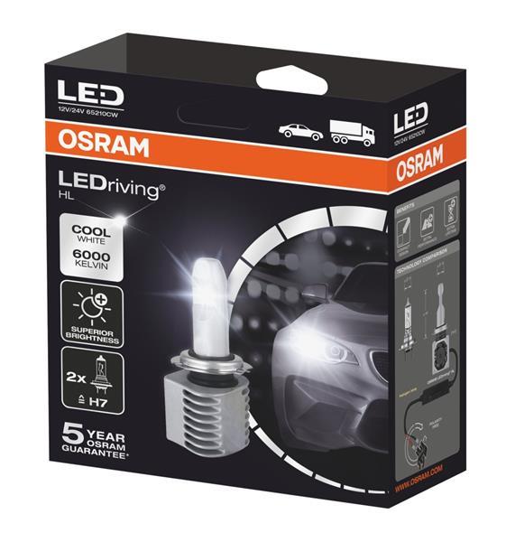 Лампа Автомобільна Світлодіодна Н7 OSRAM (осрам)ад лампи (2шт)